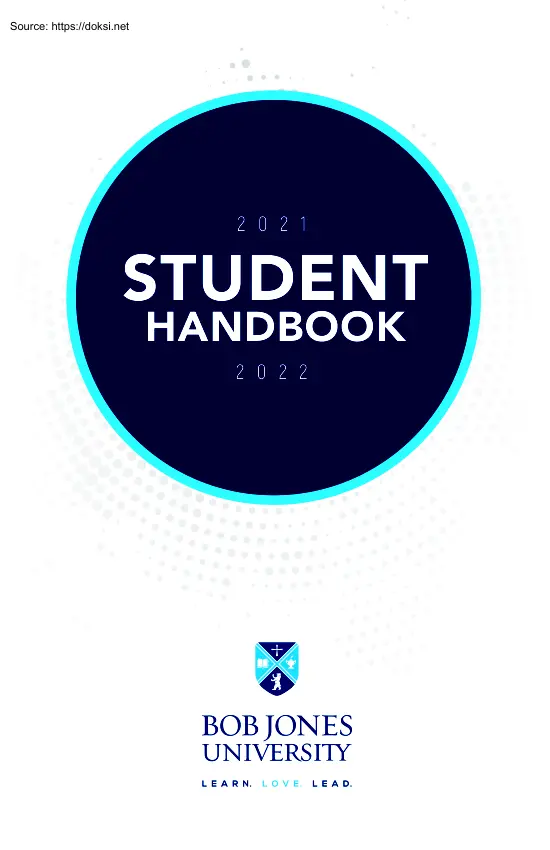 Bob Jones University, Student Handbook