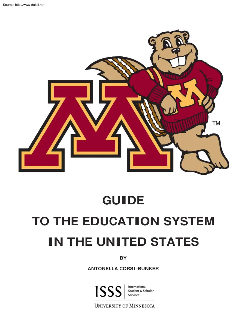 Antonella Corsi Bunker - Guide to the Education System in the United States