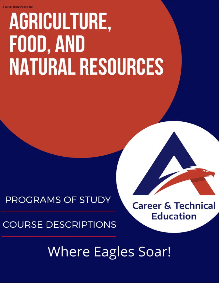 Agriculture, Food and Natural Resources