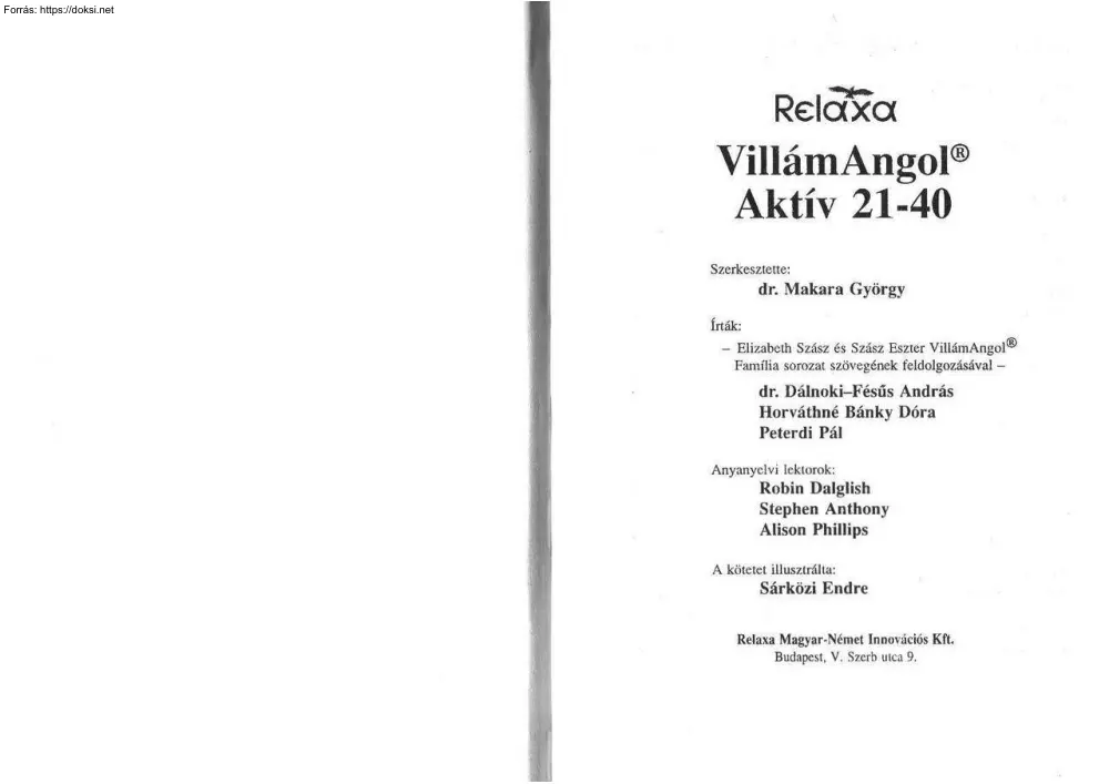 dr. Makara György - VillámAngol Aktív 21-40