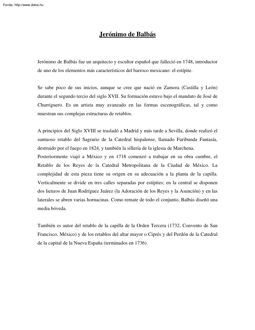 Jerónimo de Balbás
