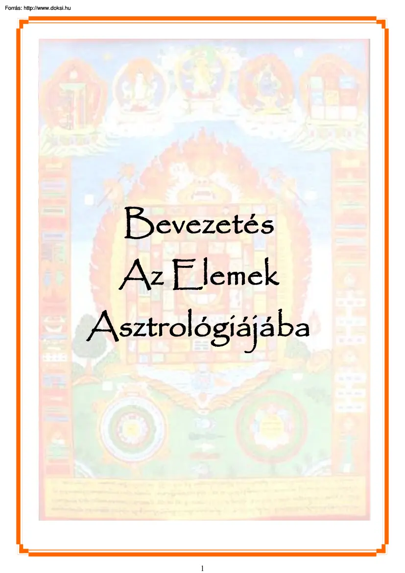 Bevezetés az elemek asztrológiájába