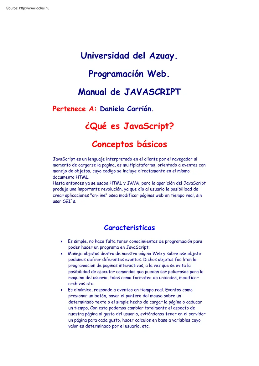 Daniela Carrion - Manual de javascript