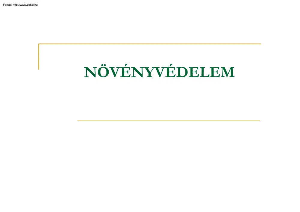Növényvédelem