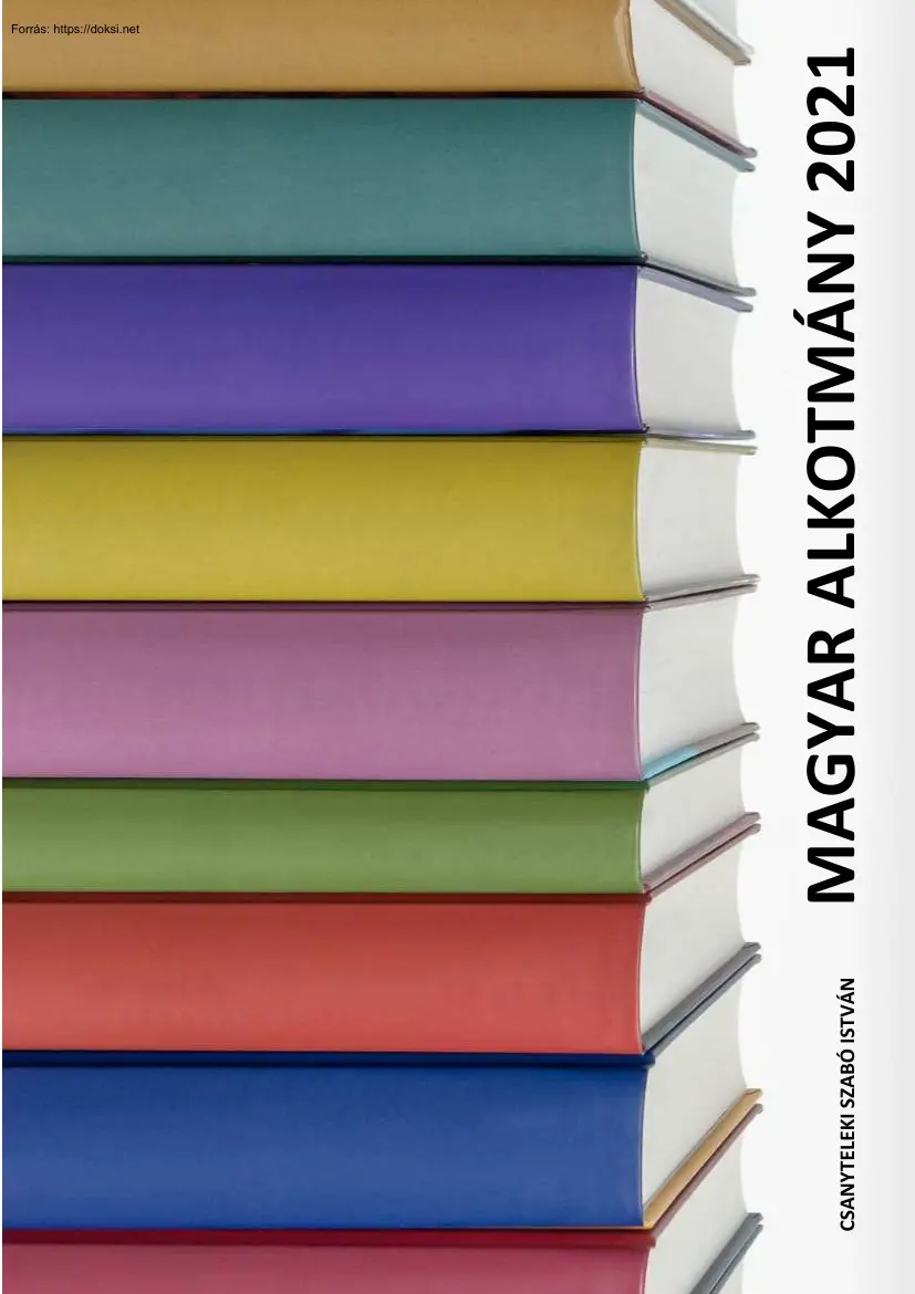 Csanyteleki Szabó István - Magyar Alkotmány 2021