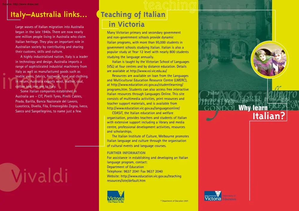 Why Learn Italian