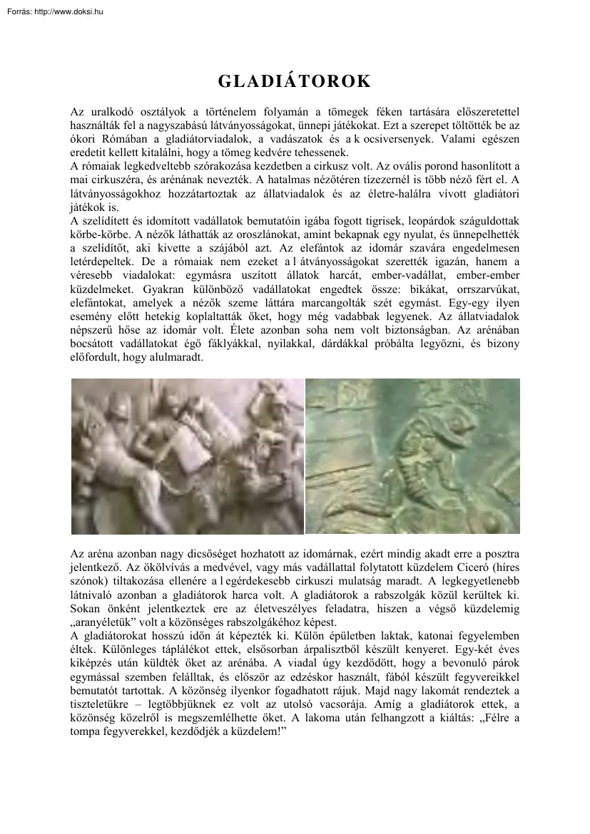 Gladiátorok