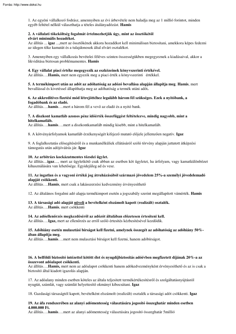 Mérlegképes könyvelő, pénzügy igaz-hamis megoldással