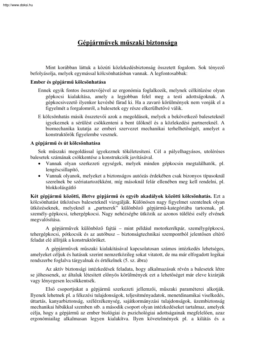 Gépjárművek műszaki biztonsága