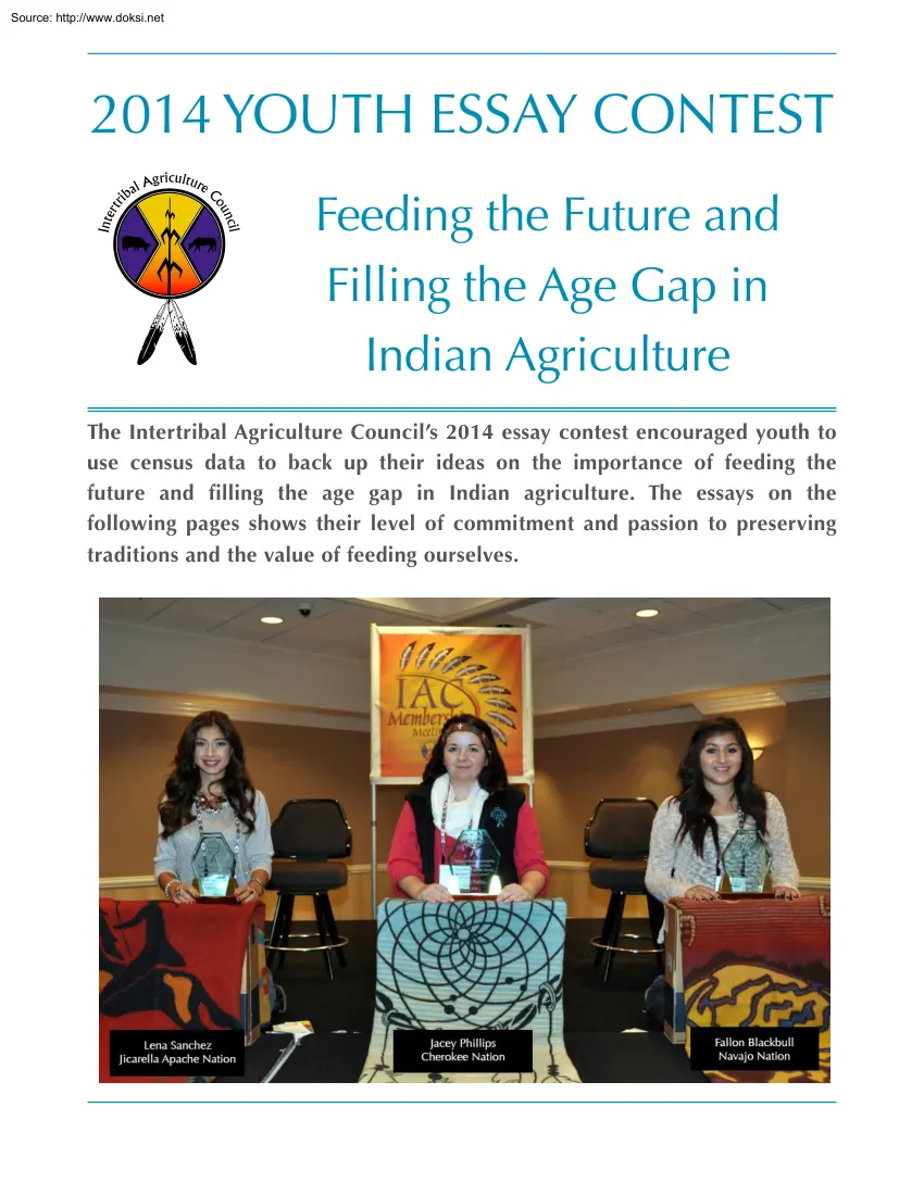 Youth Essay Contest, Feeding the Future and Filling the Age Gap in Indian Agriculture