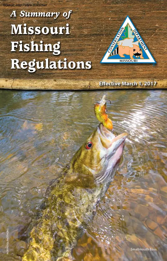 A Summary of Missouri Fishing Regulations