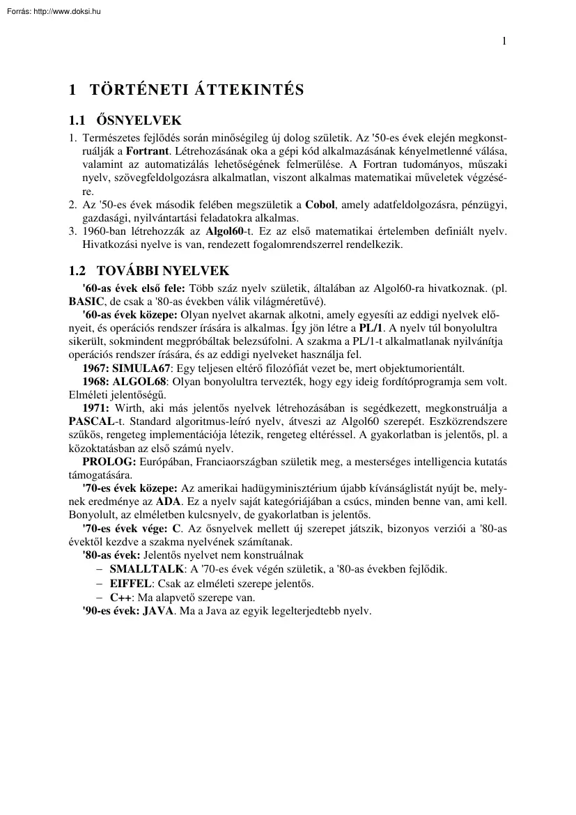 A programozás elmélete