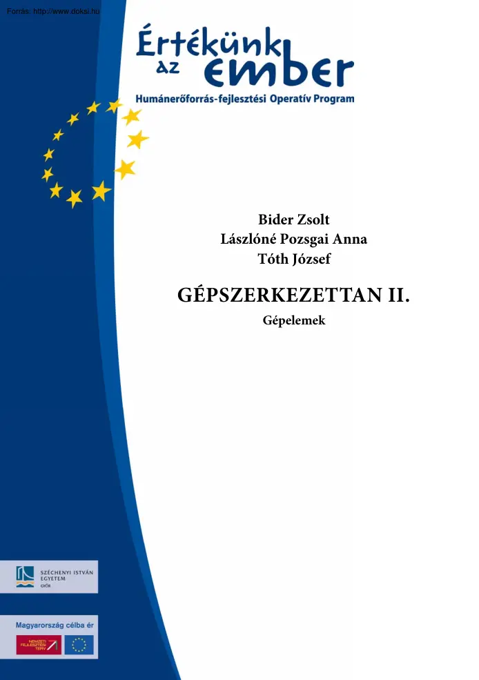 Bider-Lászlóné-Tóth - Gépszerkezettan II