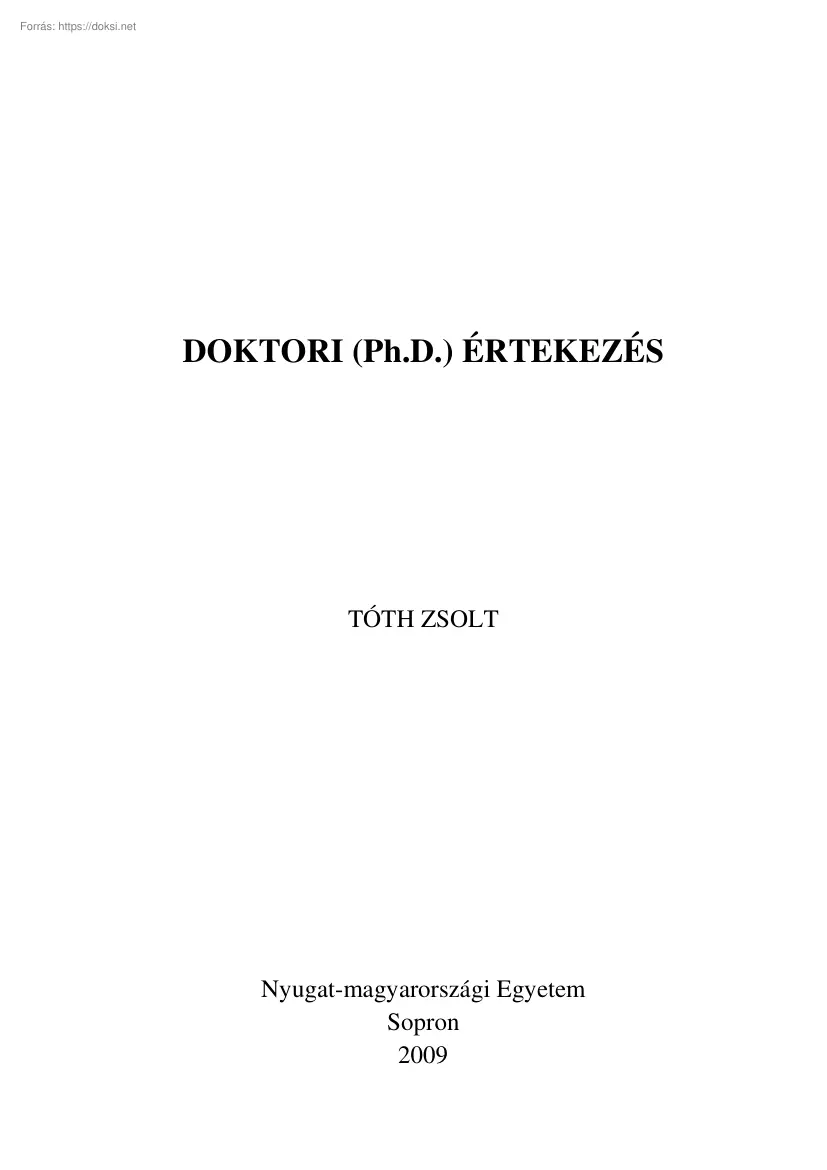 Tóth Zsolt - Tudáshálók a gazdasági felsőoktatásban