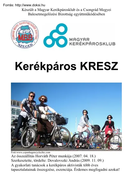 Horváth Péter - Kerékpáros KRESZ