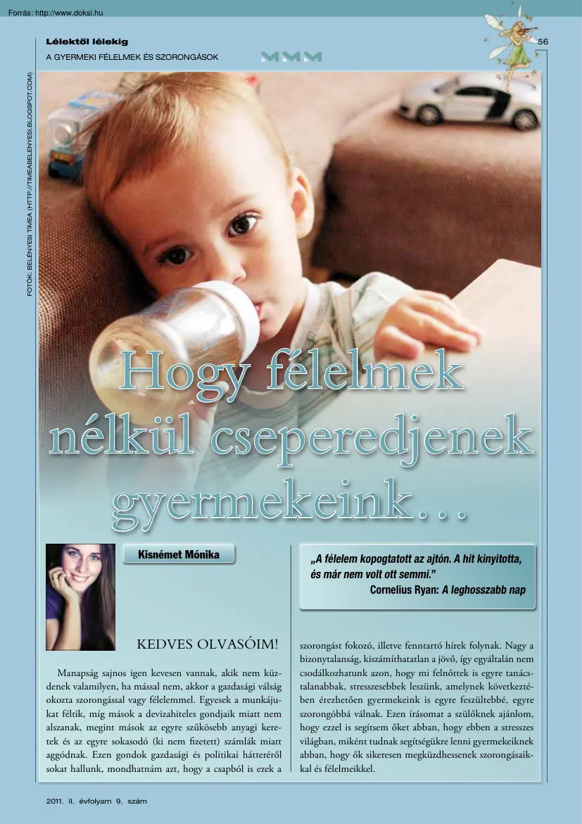 Kisnémet Mónika - Hogy félelmek nélkül cseperedjenek gyermekeink