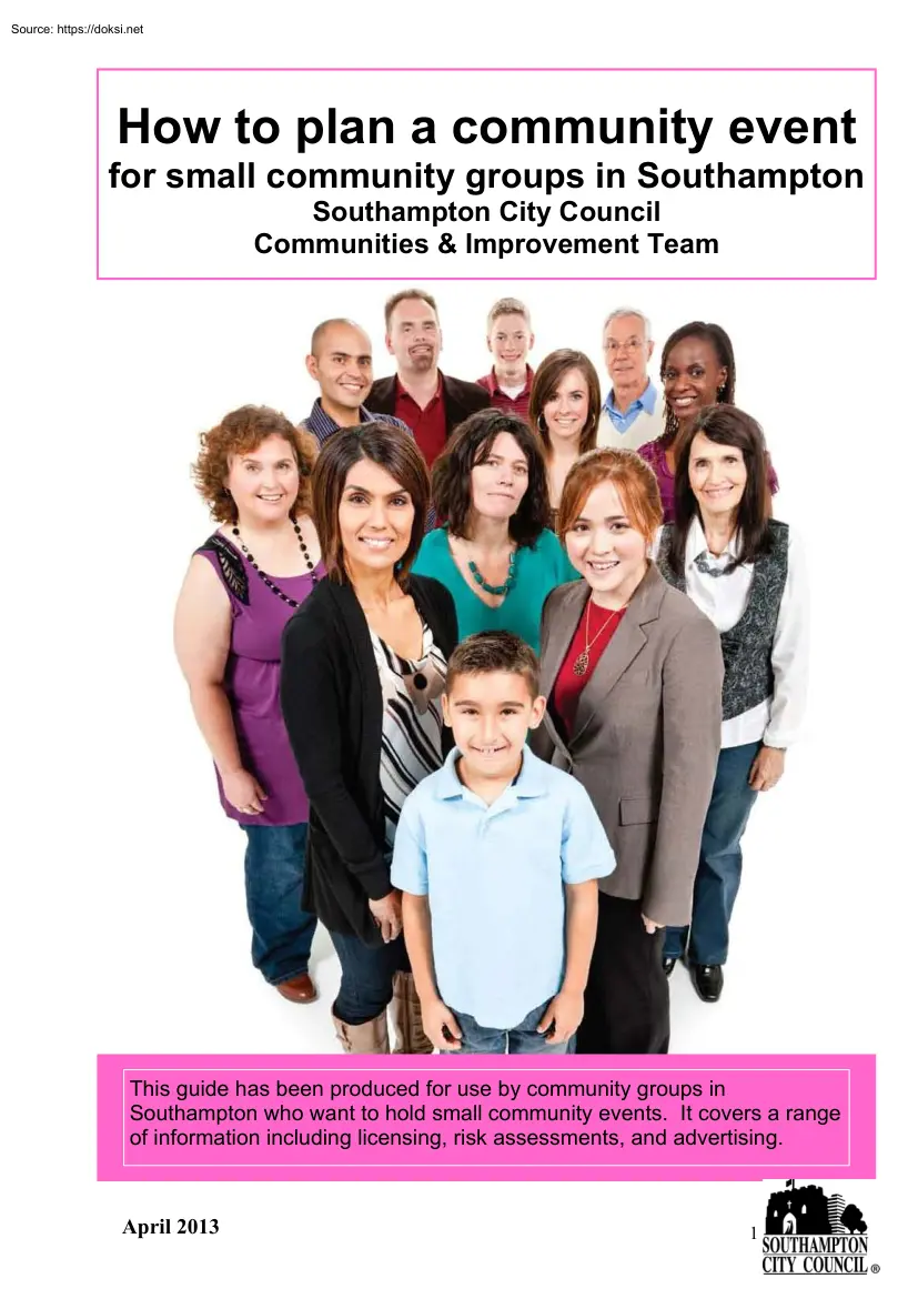 How to Plan a Community Event for Small Community Groups in Southampton