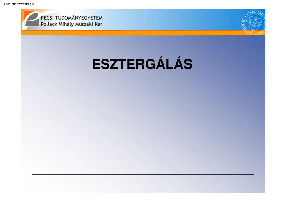Az esztergálásról