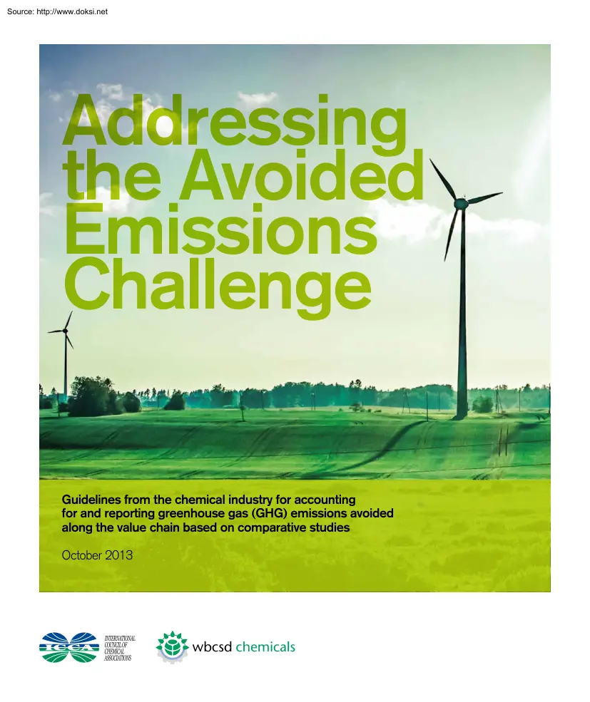 Addressing the Avoided Emissions Challenge