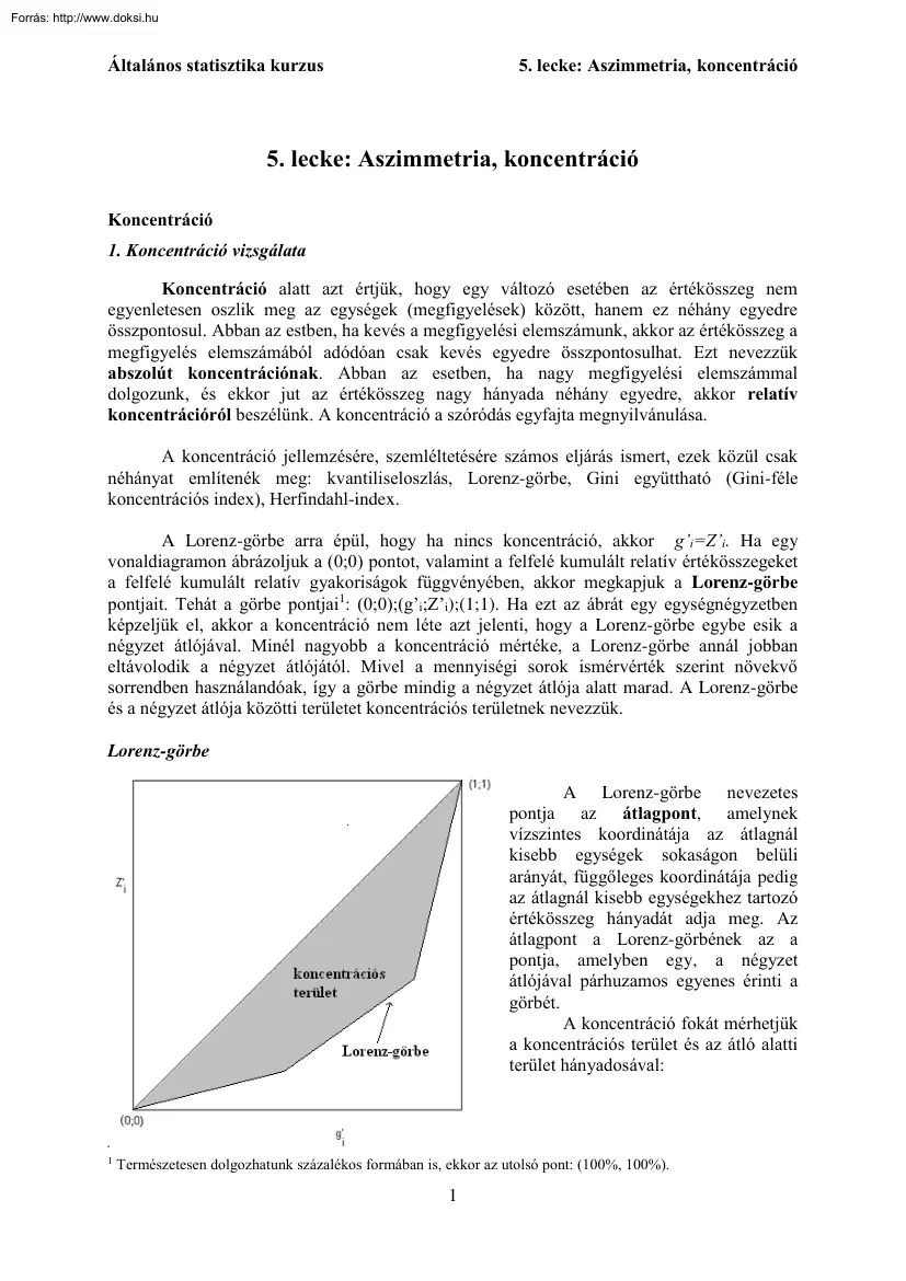 Kuruczleki Éva - Asszimetria, koncentráció