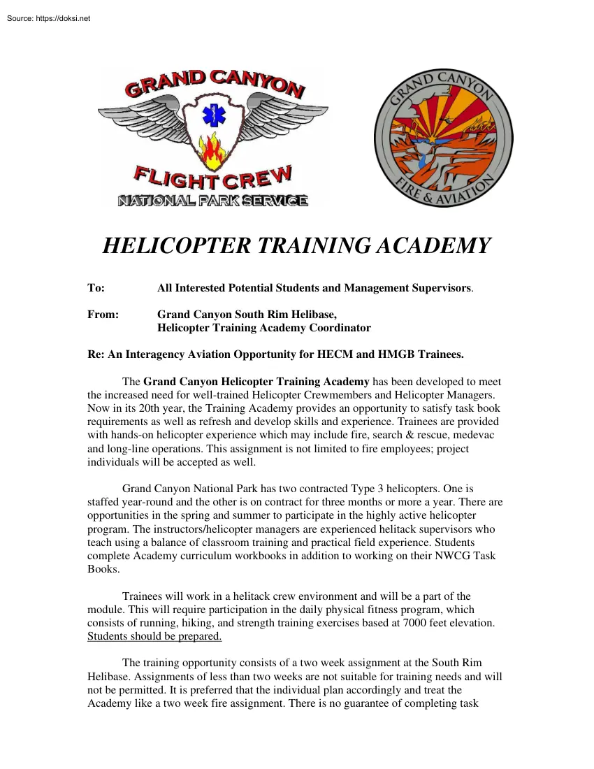 Helicopter Training Academy
