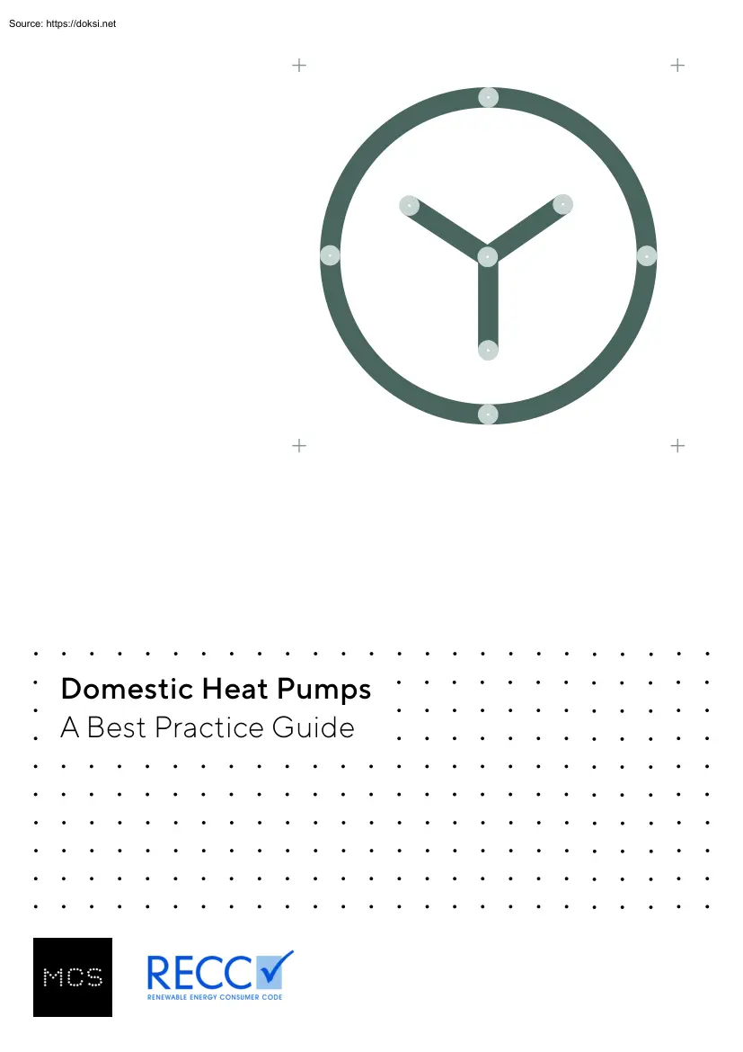 Domestic Heat Pumps, A Best Practice Guide