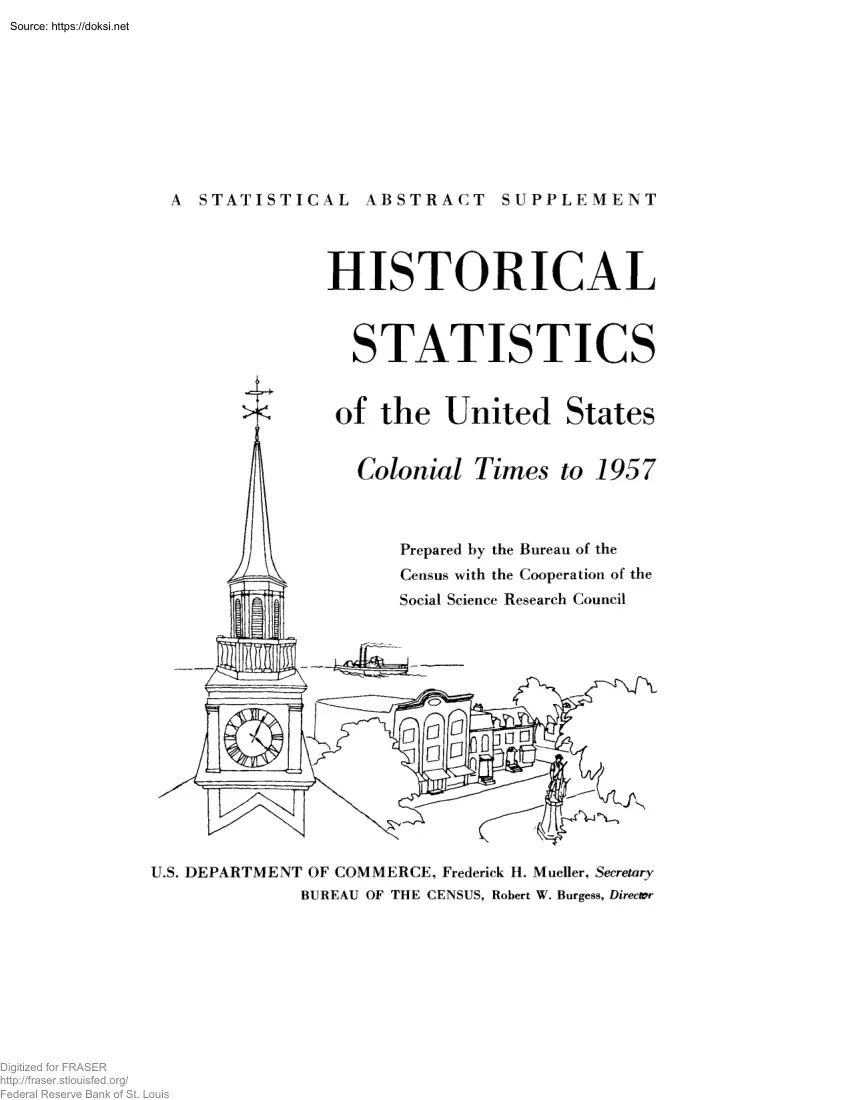 Historical Statistics of the United States