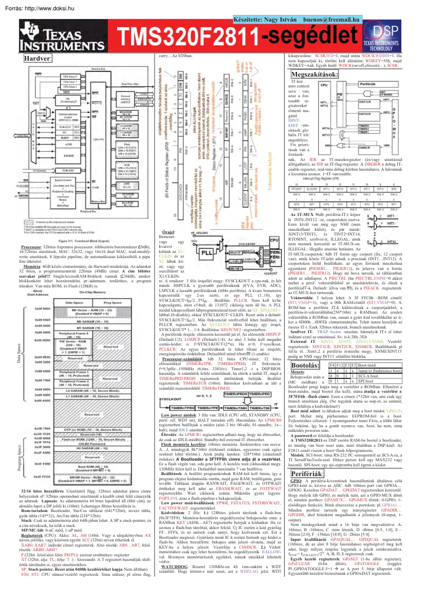 Nagy István - TMS320F2811 segédlet