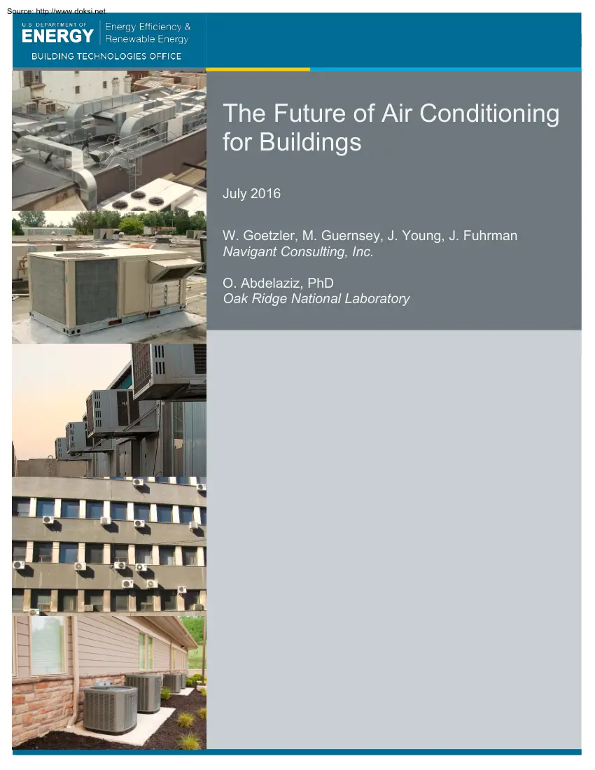 Goetzler-Guernsey-Young - The Future of Air Conditioning for Buildings