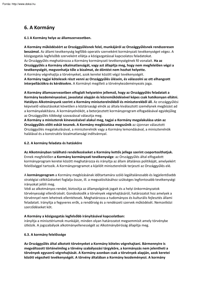 A kormányról