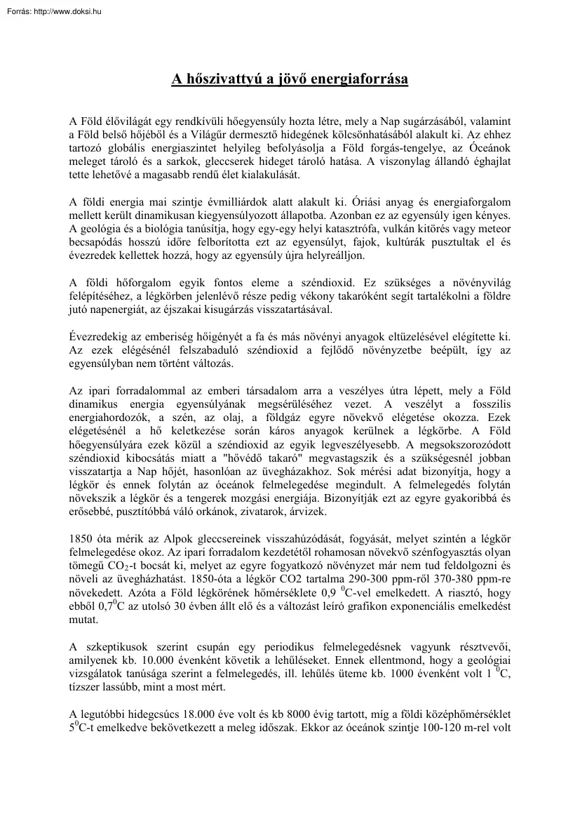 A hőszivattyú, a jövő energiaforrása