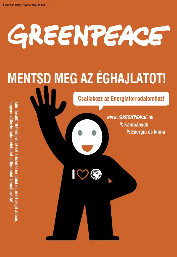 Greenpeace, mentsd meg az éghajlatot