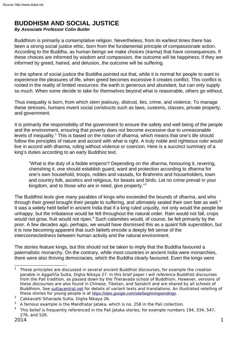 Colin Butler - Buddhism and Social Justice