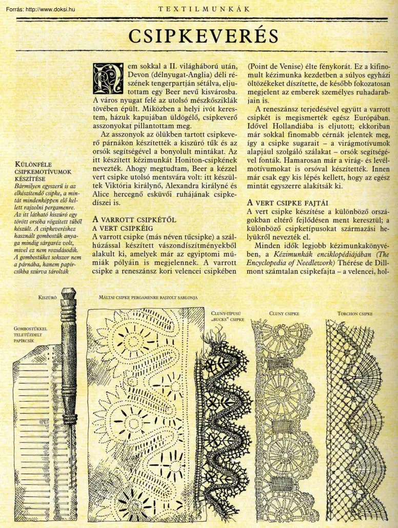 Csipkeverés