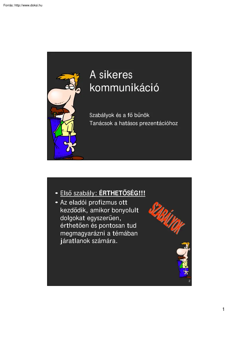 A sikeres kommunikáció