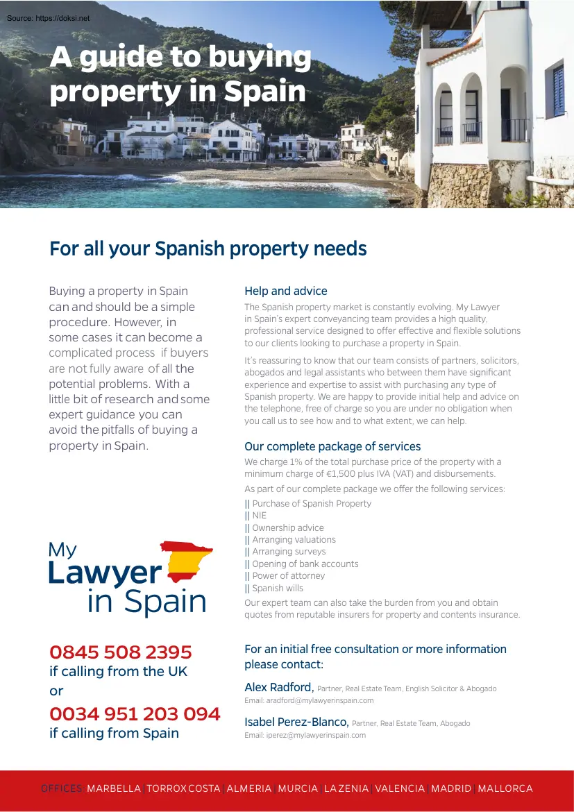 A Guide to Buying Property in Spain