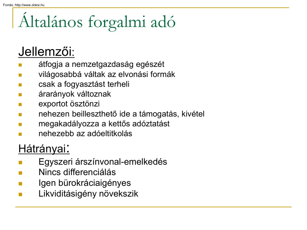 Általános forgalmi adó