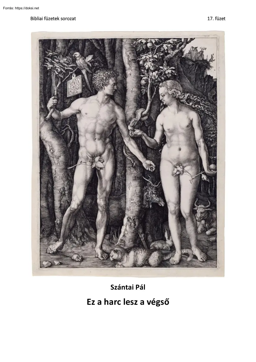 Szántai Pál - Ez a harc lesz a végső