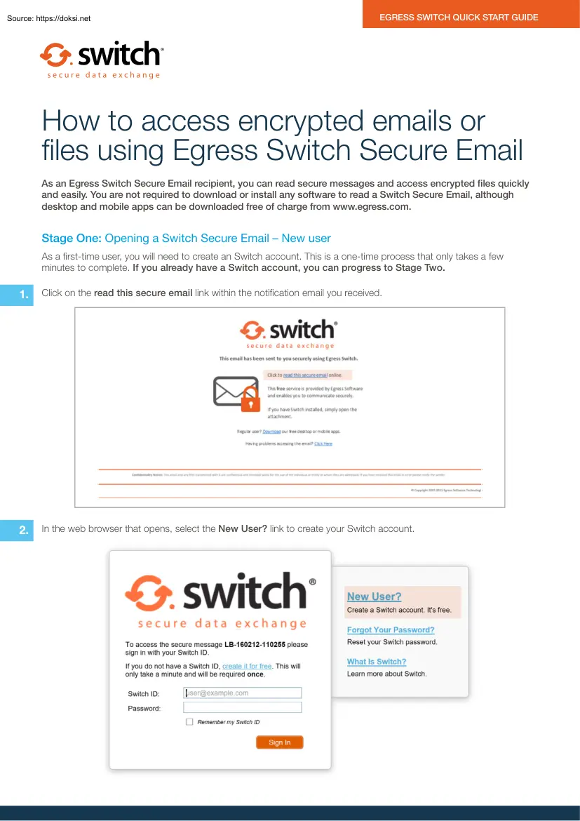 How to Access Encrypted Emails or Files Using Egress Switch Secure Email