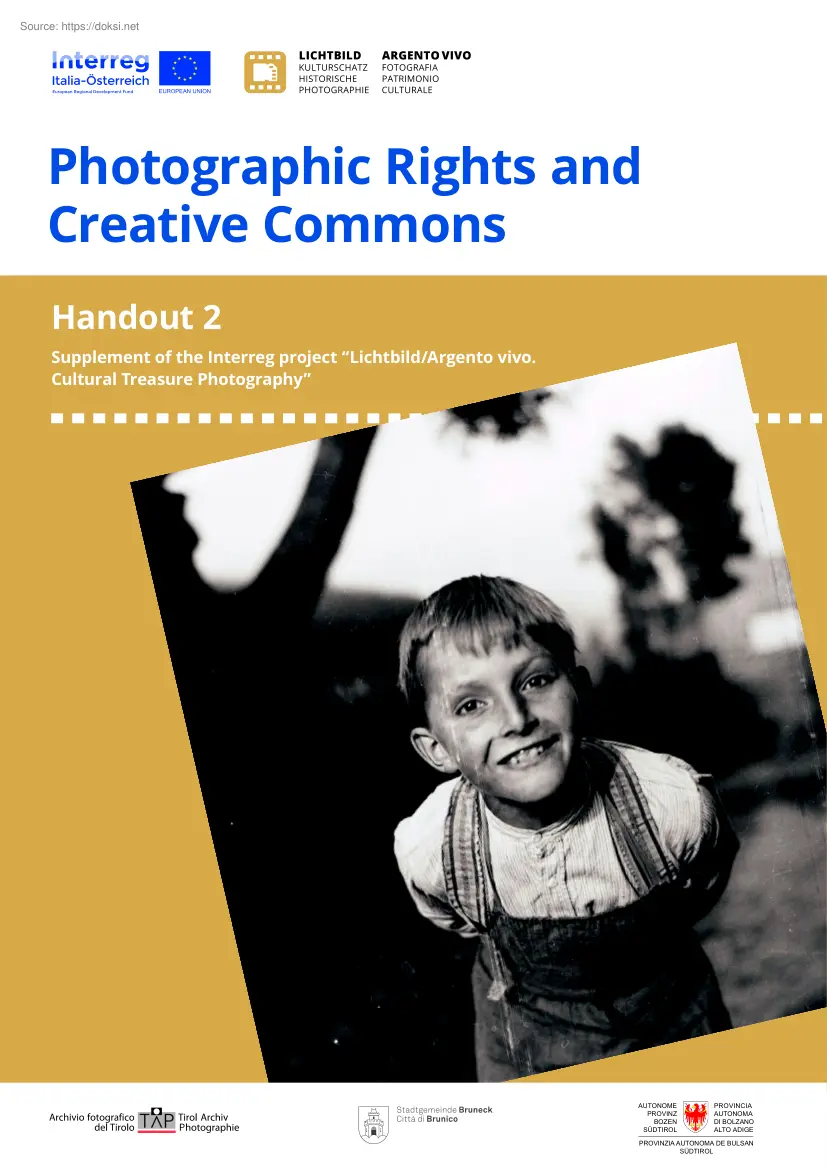Photographic Rights and Creative Commons