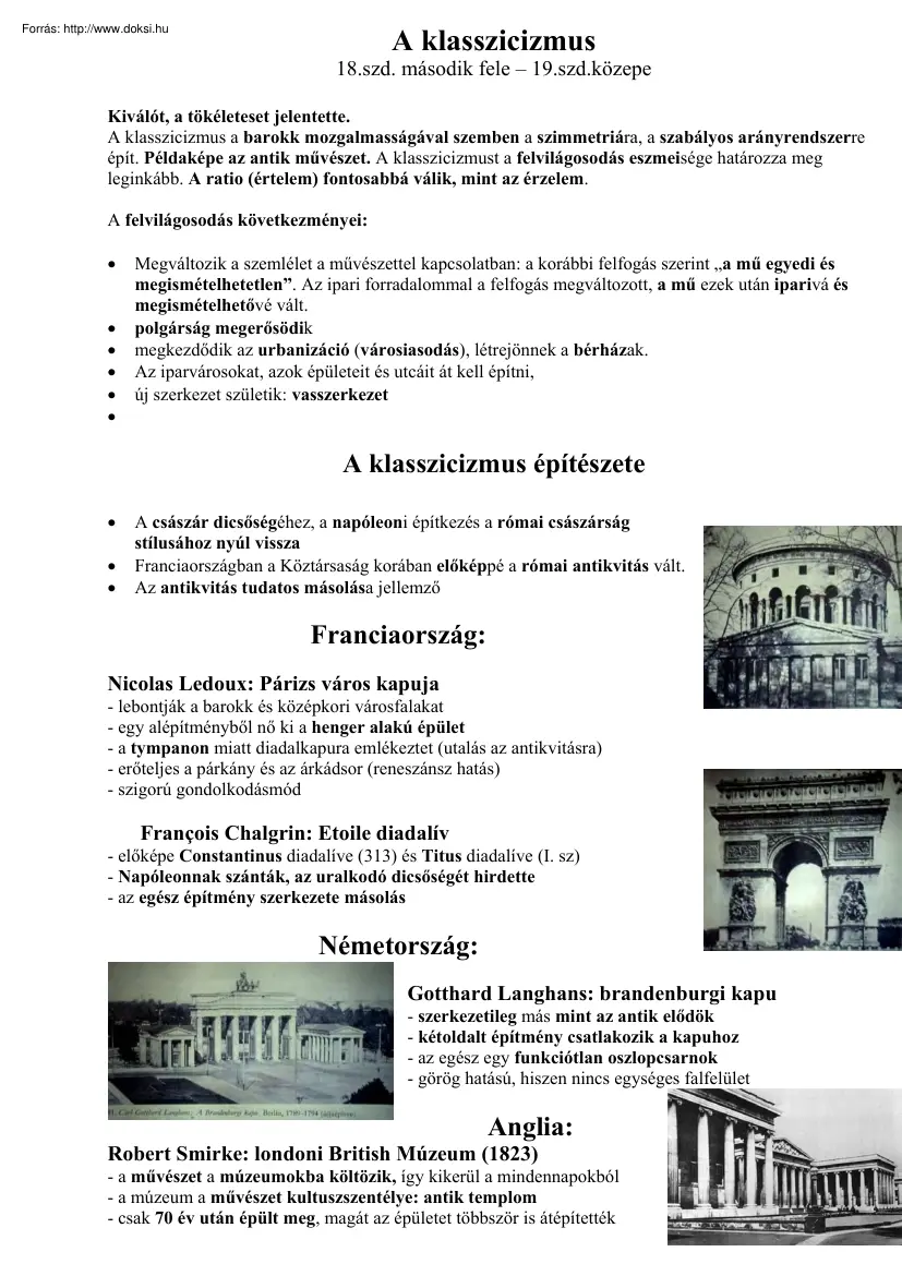 A klasszicista