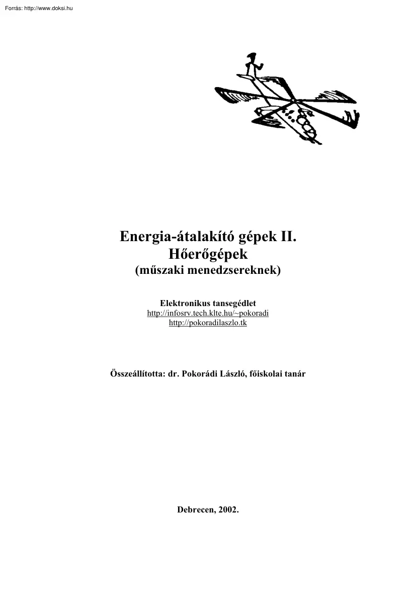 Dr. Pokorádi László - Hőerőgépek