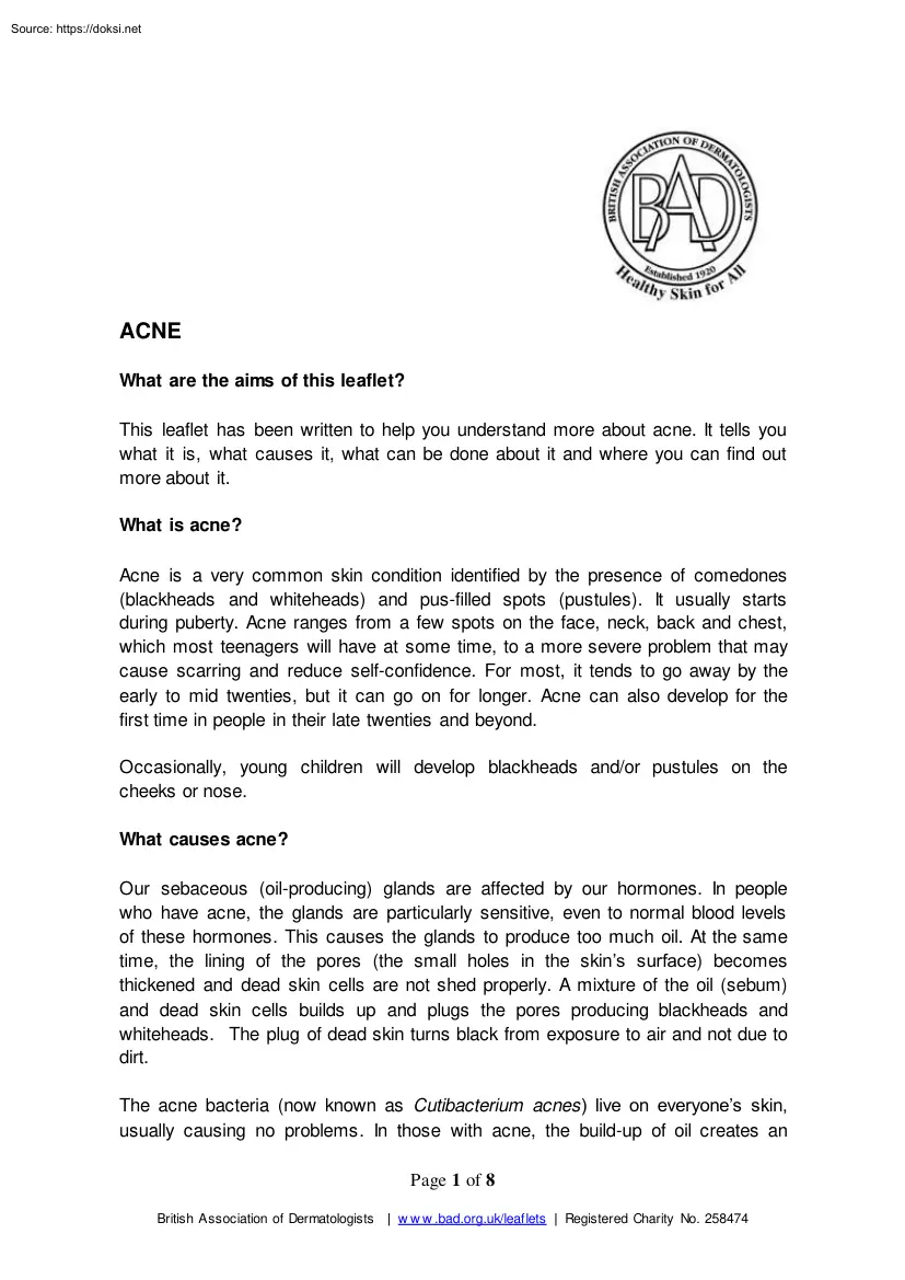 About Acne