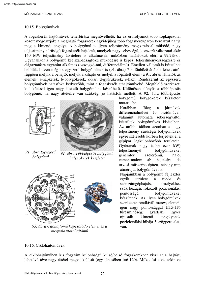 Bolygóművek