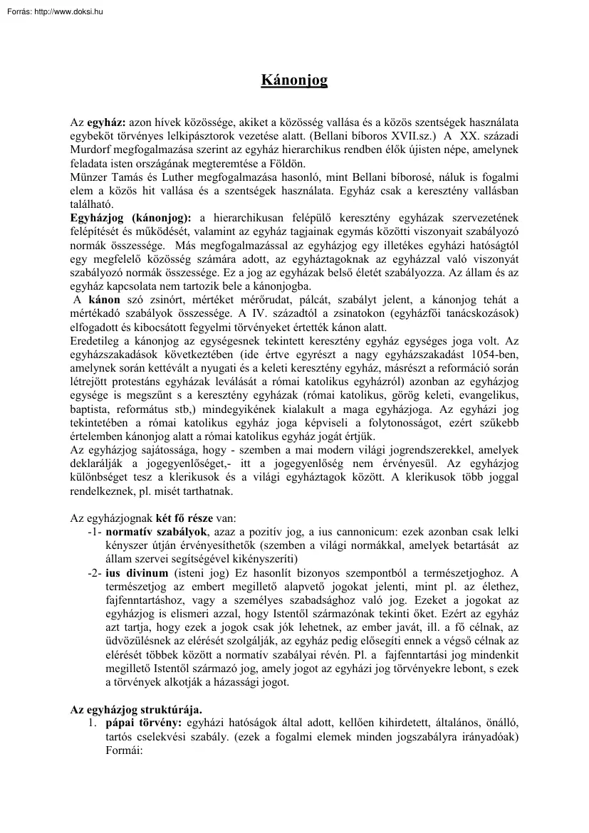 Kánonjog