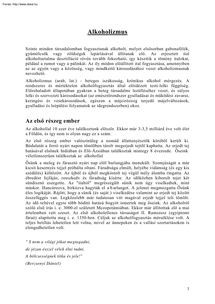 Alkoholizmus