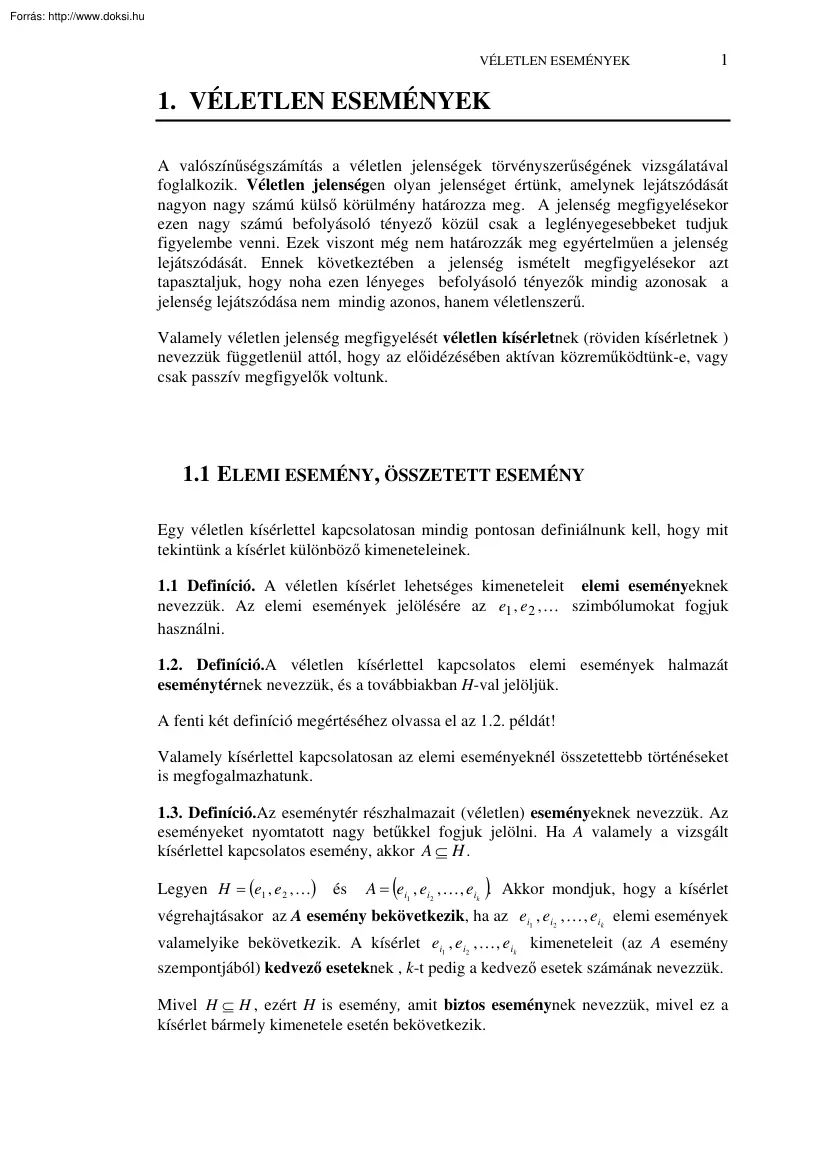 Valószínűségszámítás