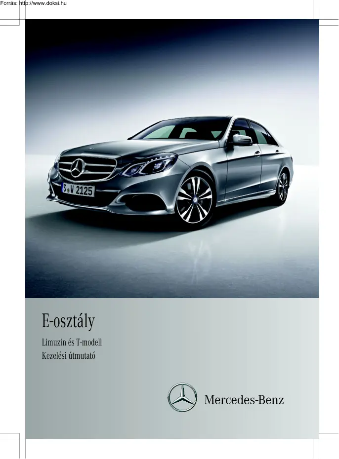 Mercedes-Benz E-osztály, Limuzin és T-modell kezelési útmutató