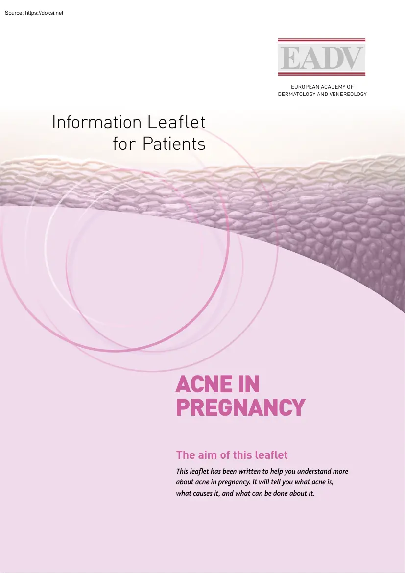 Acne in Pregnancy