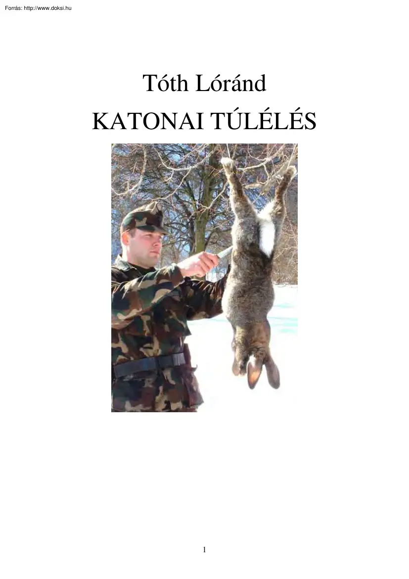 Tóth Lóránd - Katonai túlélés